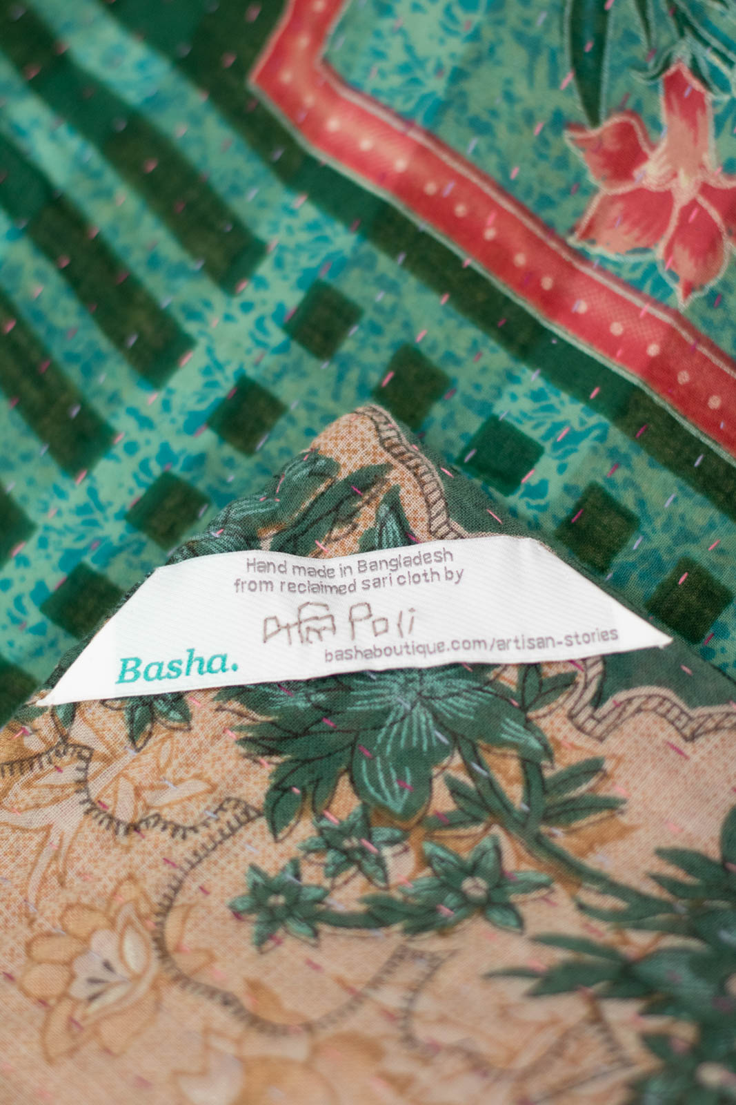 Beloved No. 3 Kantha Mini Blanket