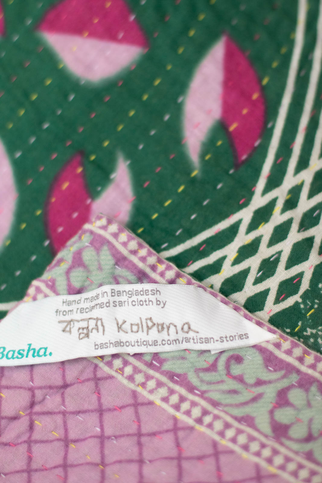Beloved No. 9 Kantha Mini Blanket