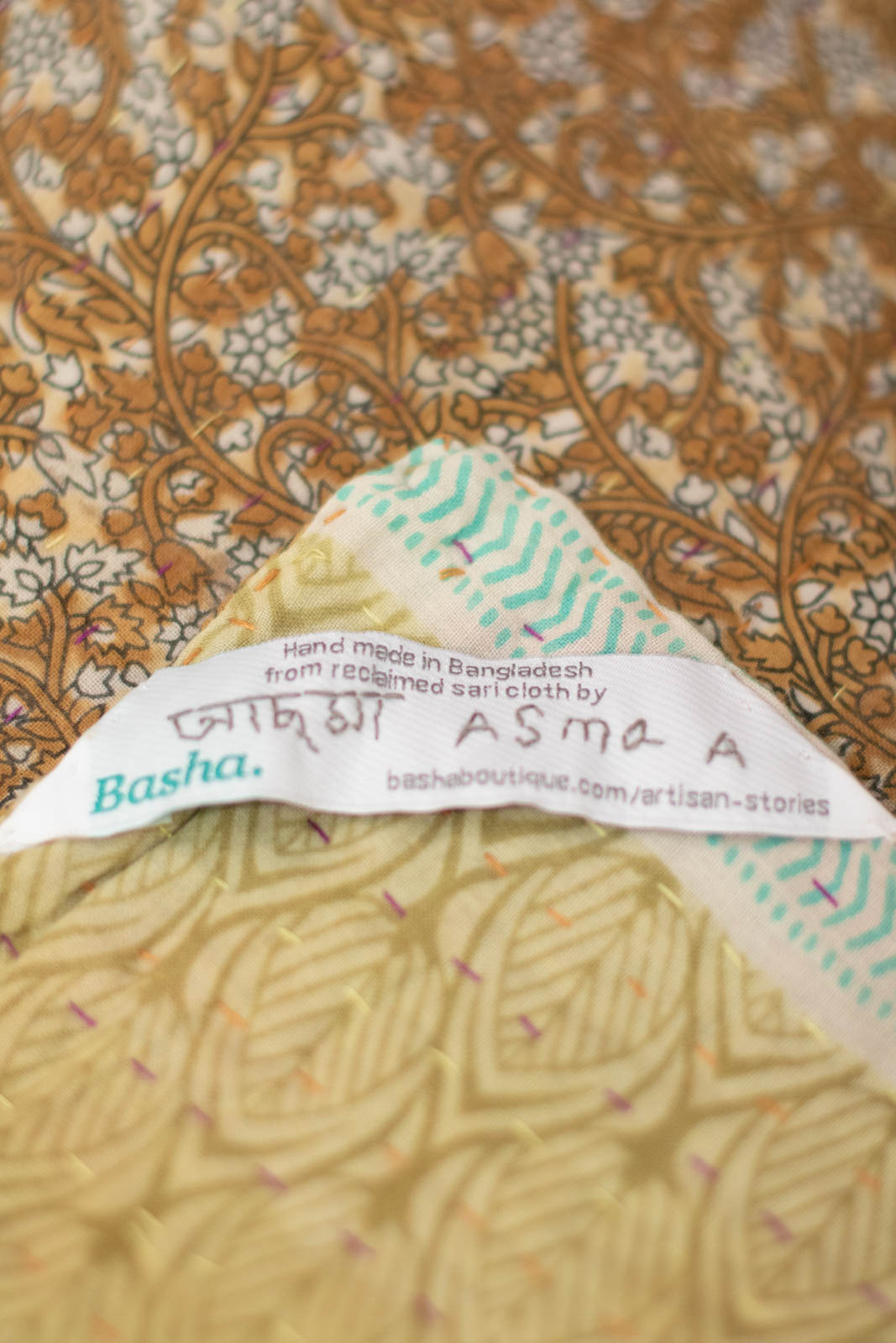Cherish No. 1 Kantha Mini Blanket