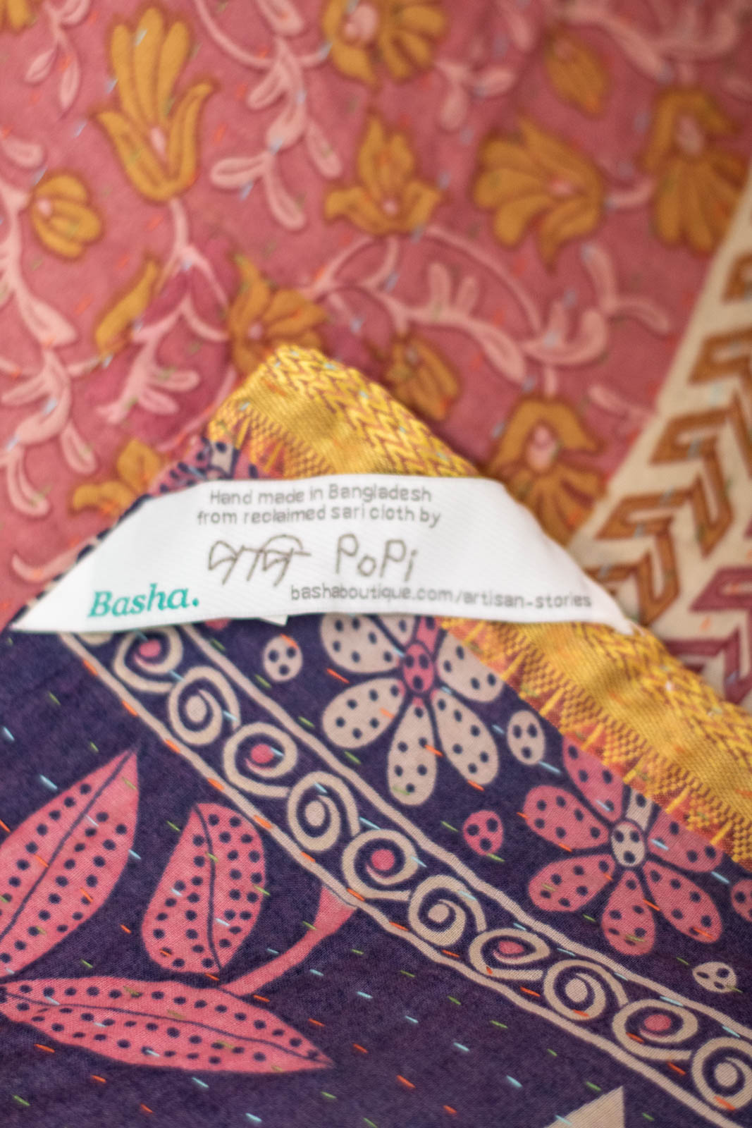 Cherish No. 2 Kantha Mini Blanket