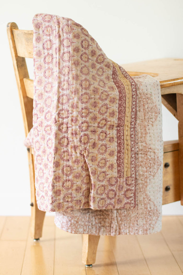 dignify Kantha Baby Blanket Quilt