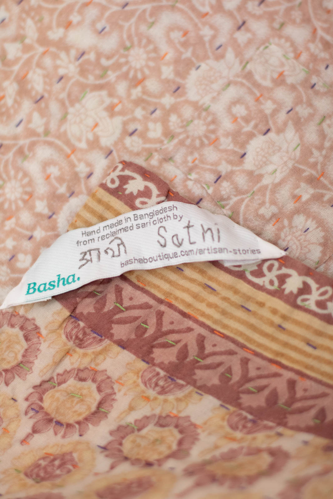 Cherish No. 3 Kantha Mini Blanket