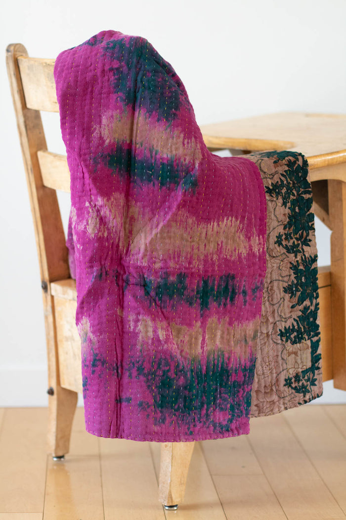 dignify Kantha Baby Blanket Quilt