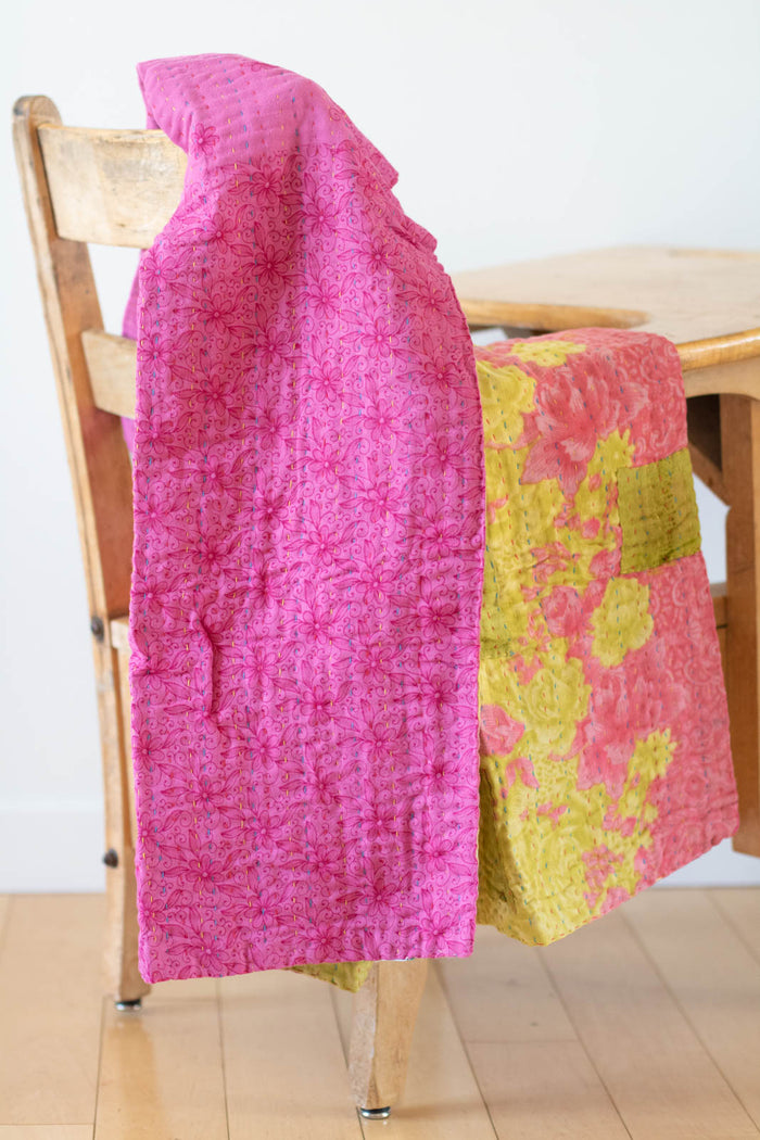 dignify Kantha Baby Blanket Quilt