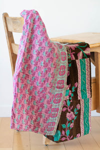 dignify Kantha Baby Blanket Quilt