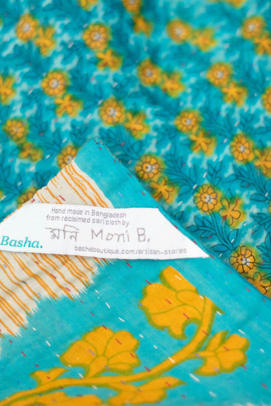 Delight No. 1 Kantha Mini Blanket