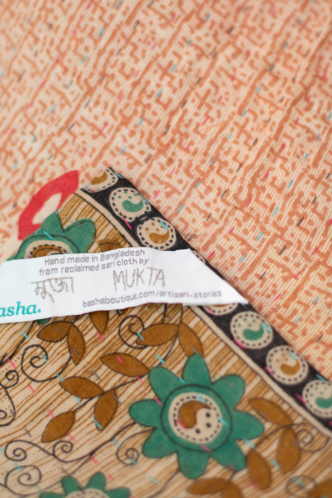 Delight No. 2 Kantha Mini Blanket