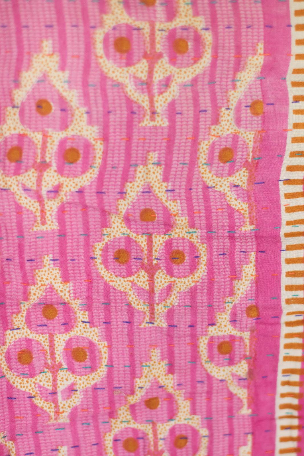 Delight No. 3 Kantha Mini Blanket