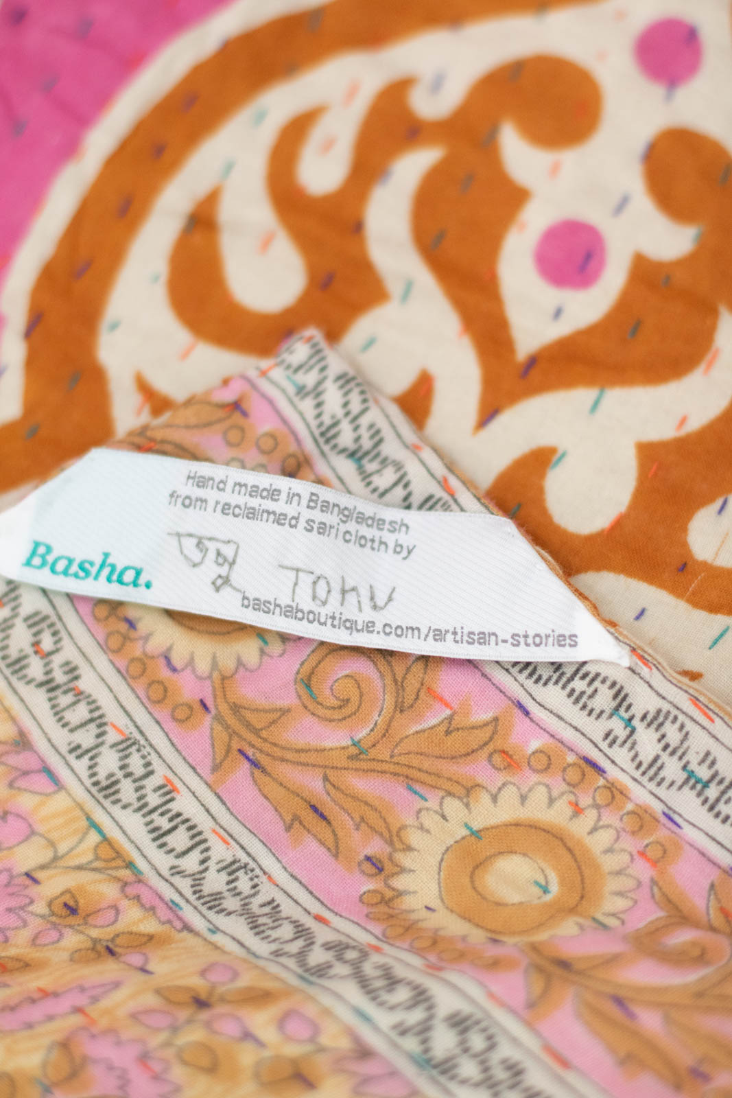 Delight No. 3 Kantha Mini Blanket