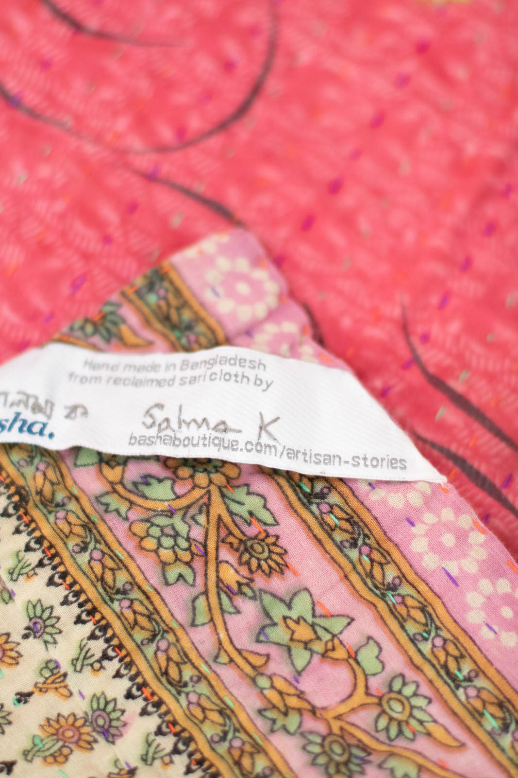 Delight No. 5 Kantha Mini Blanket