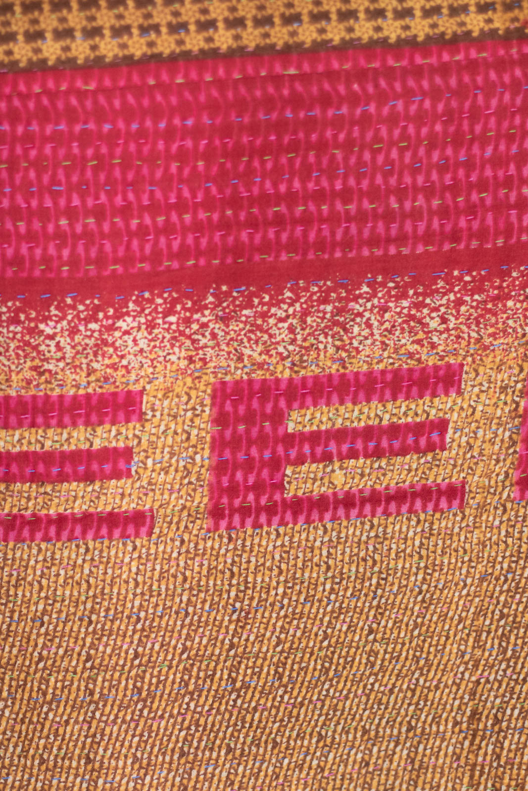Honey No. 3 Kantha Mini Blanket