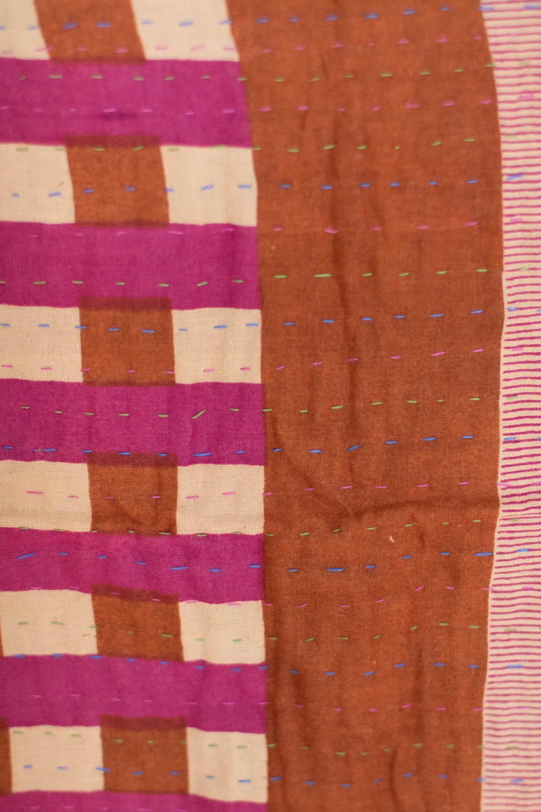 Honey No. 3 Kantha Mini Blanket