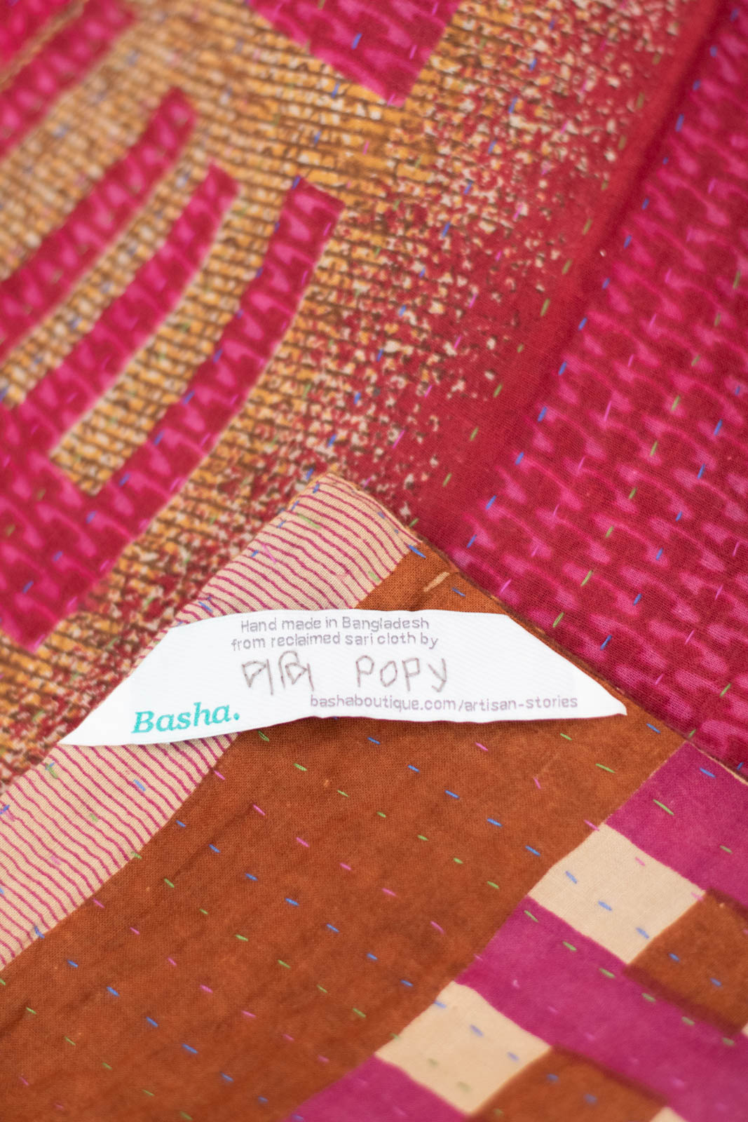 Honey No. 3 Kantha Mini Blanket