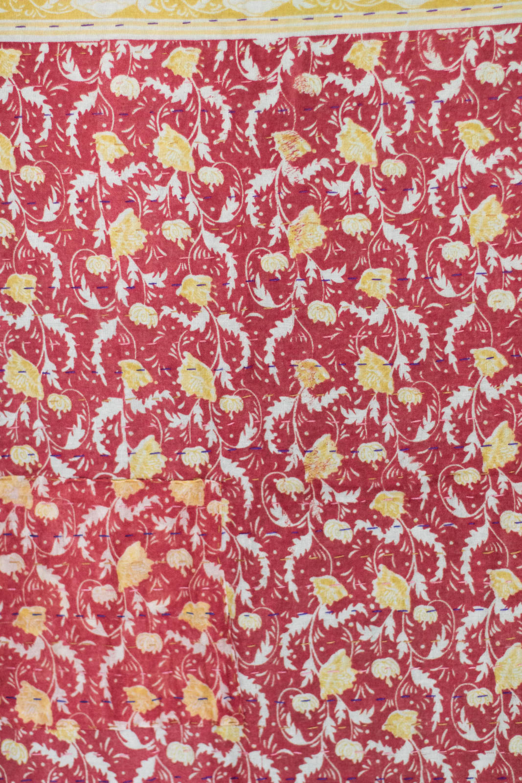 Honey No. 7 Kantha Mini Blanket