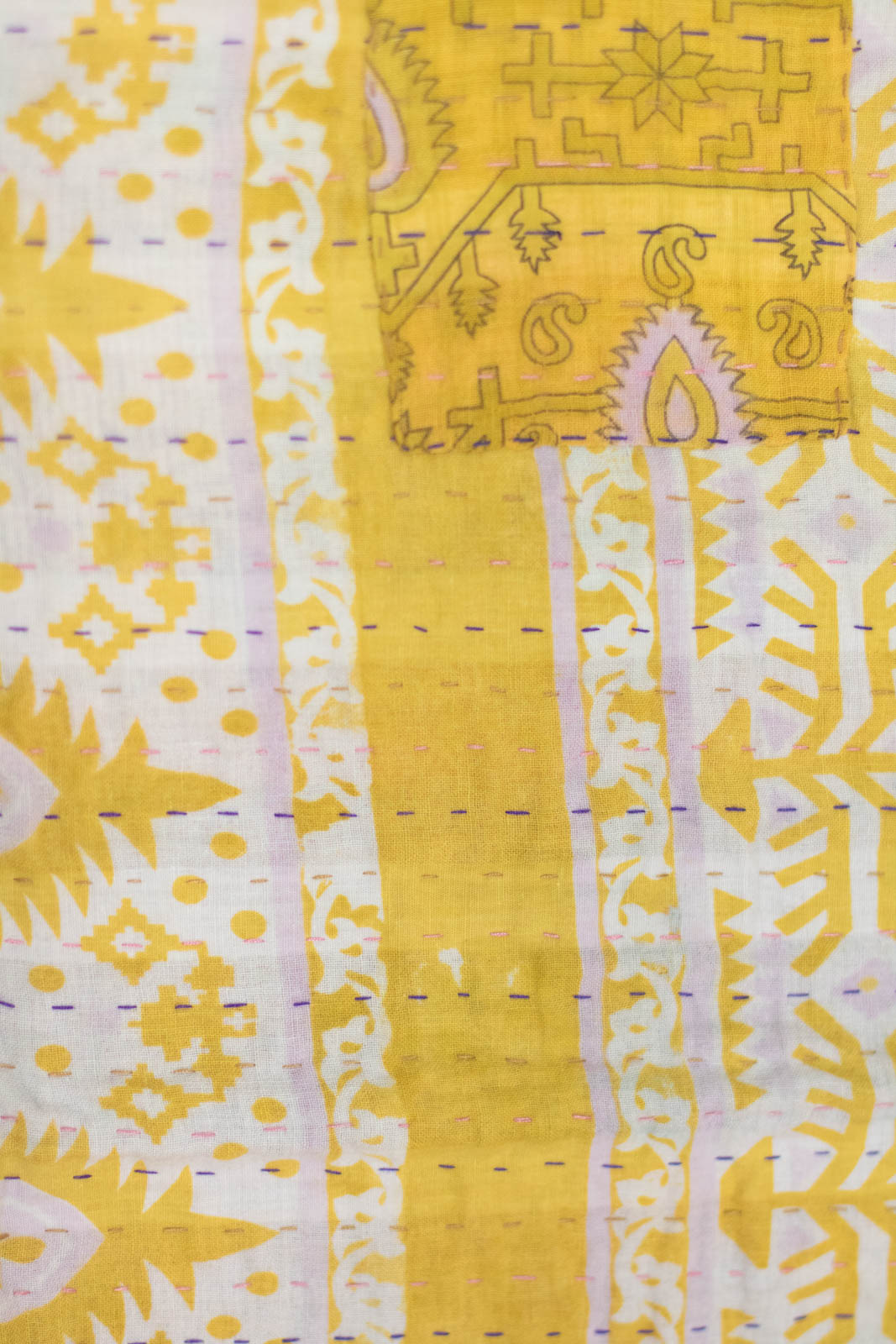 Honey No. 7 Kantha Mini Blanket