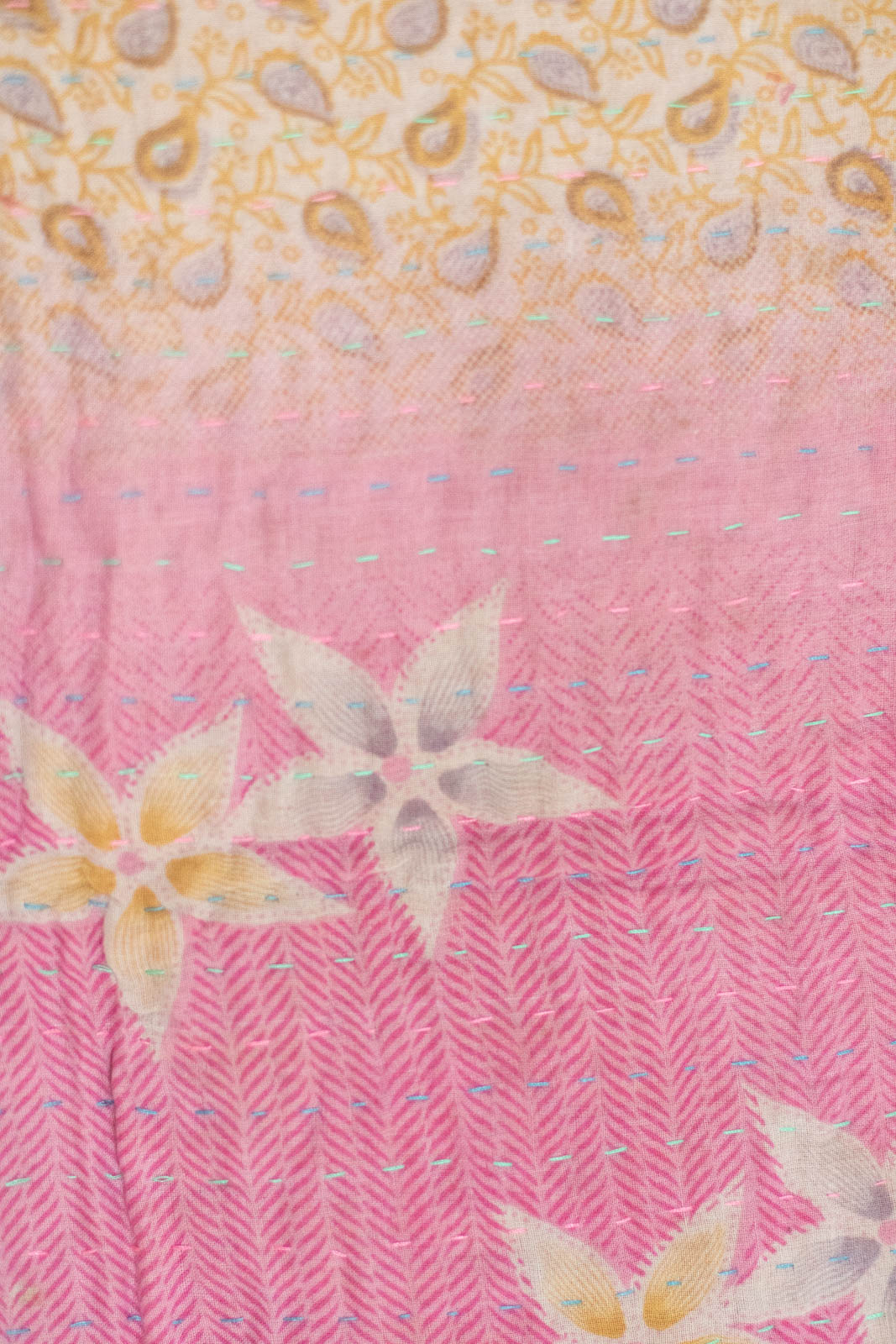 Charm No. 7 Kantha Mini Blanket