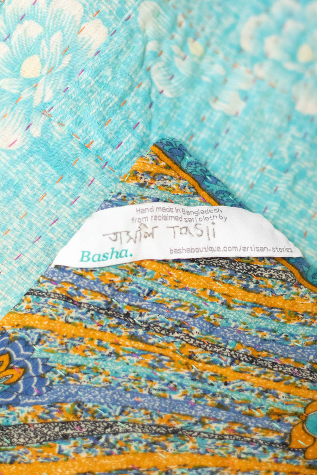 Cherish No. 1 Kantha Mini Blanket