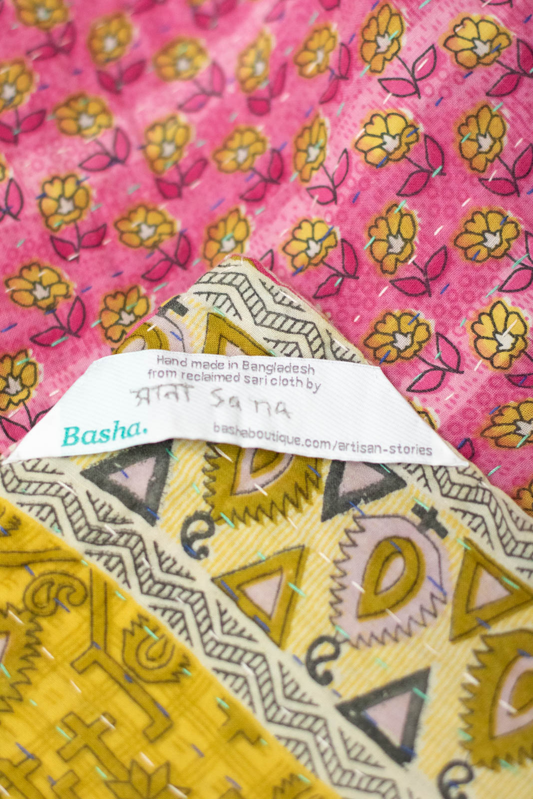 Cherish No. 5 Kantha Mini Blanket
