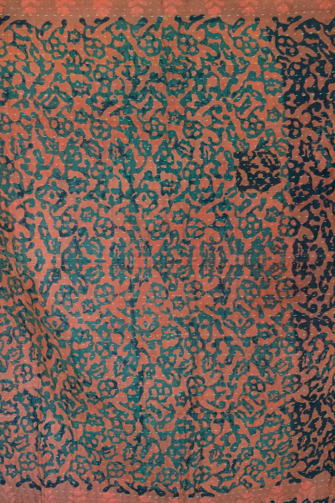 Heart No. 5 Kantha Mini Blanket