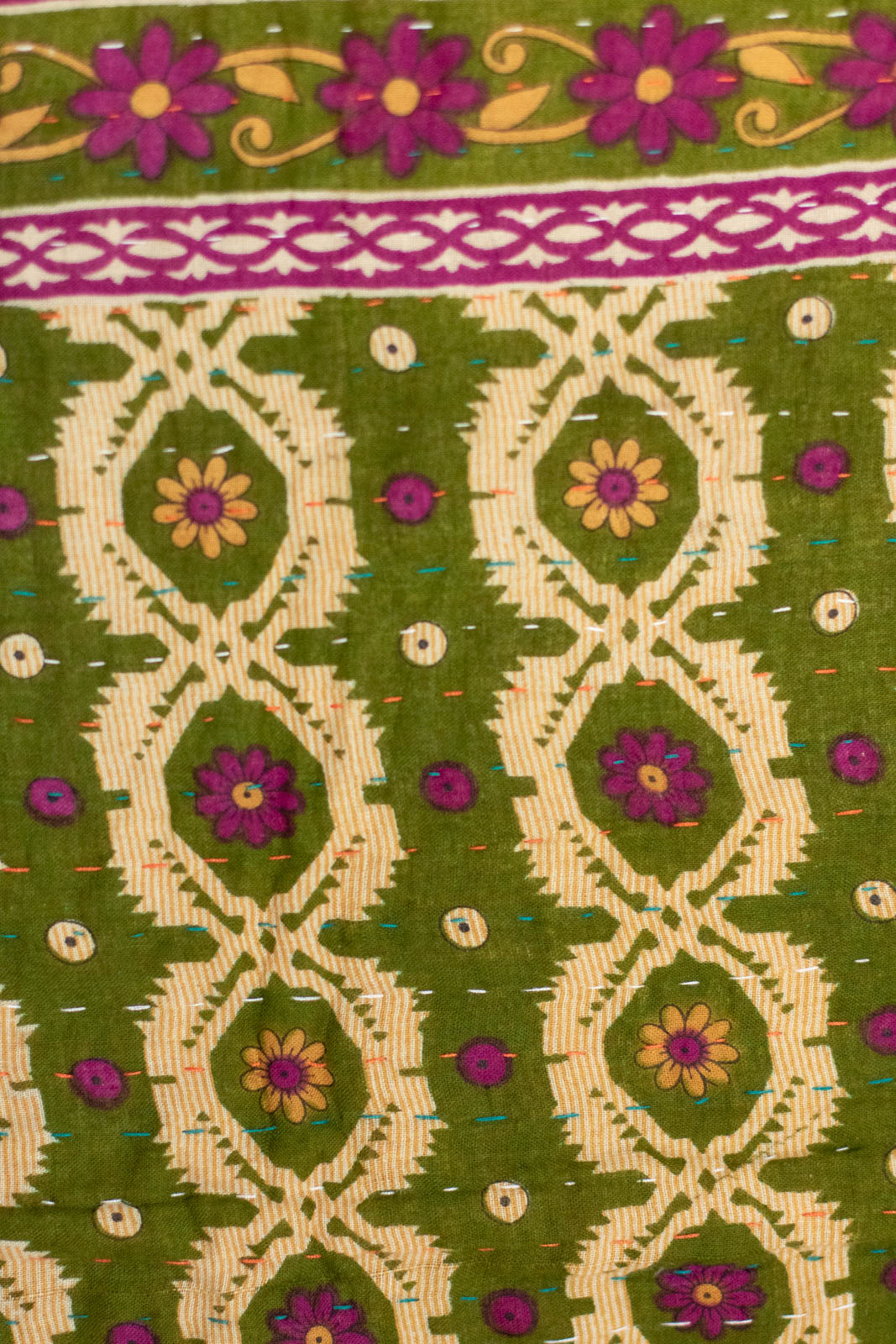 Heart No. 6 Kantha Mini Blanket