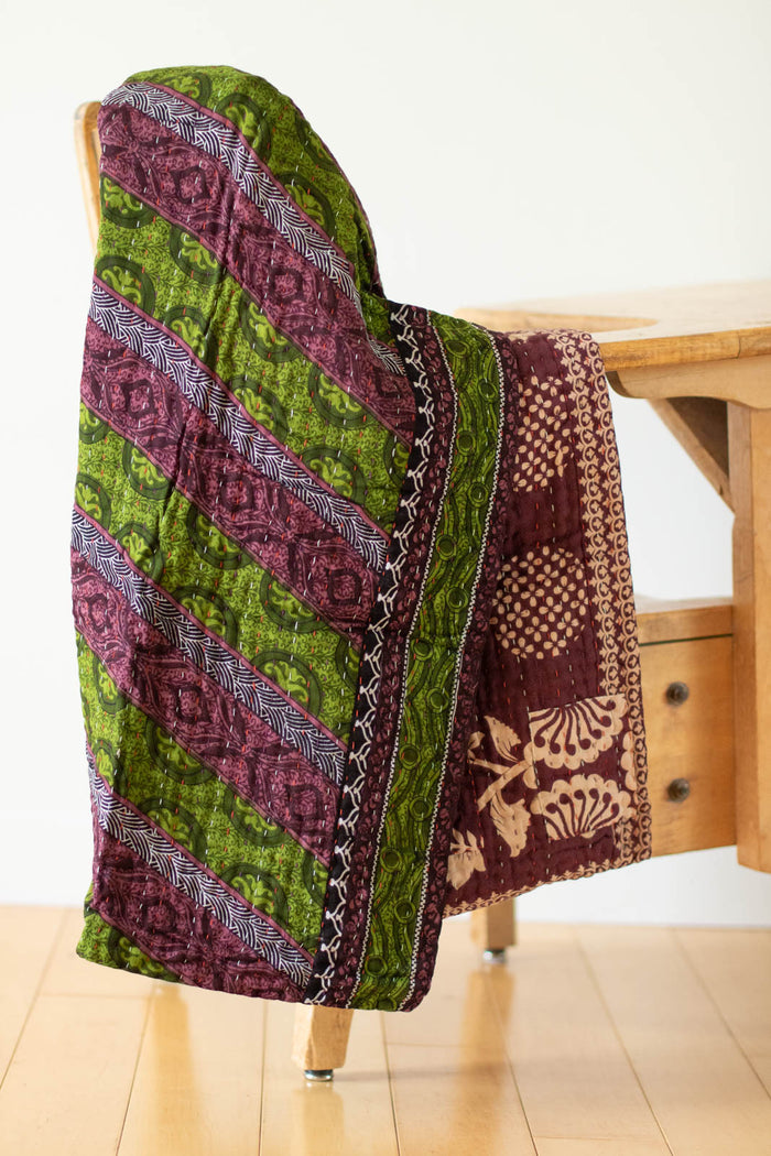 dignify Kantha Baby Blanket Quilt