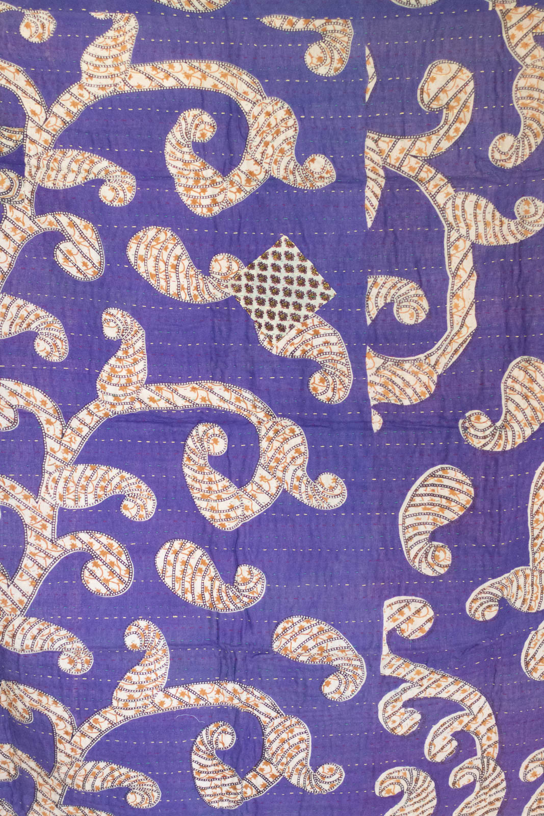 Heart No. 7 Kantha Mini Blanket