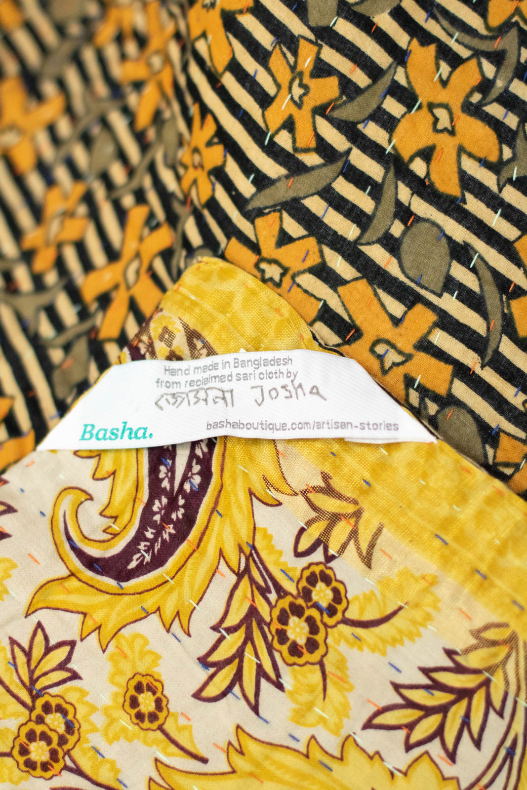Heart No. 8 Kantha Mini Blanket