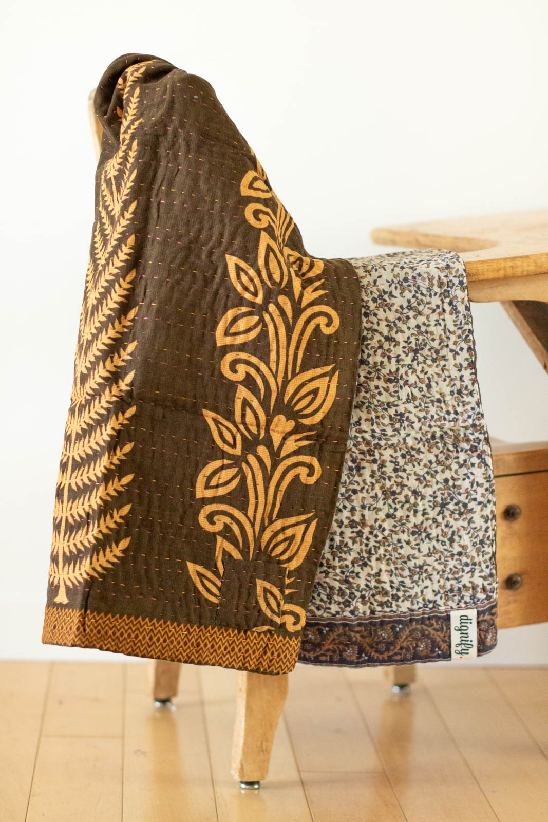 dignify Kantha Baby Blanket Quilt