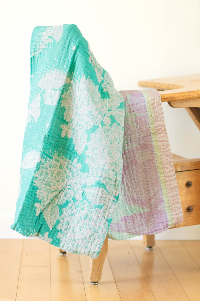 dignify Kantha Baby Blanket Quilt