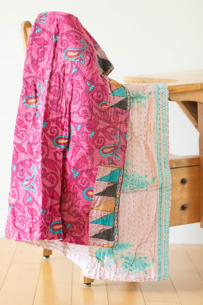 dignify Kantha Baby Blanket Quilt