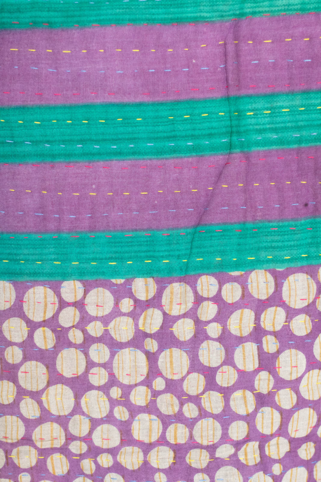 Tiny No. 6 Kantha Mini Blanket