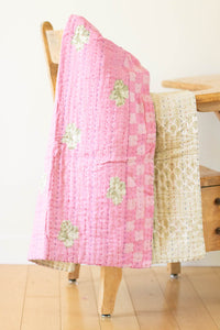 dignify Kantha Baby Blanket Quilt