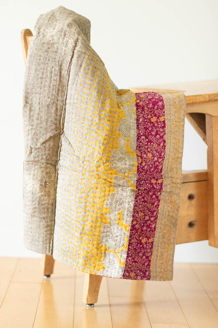 dignify Kantha Baby Blanket Quilt