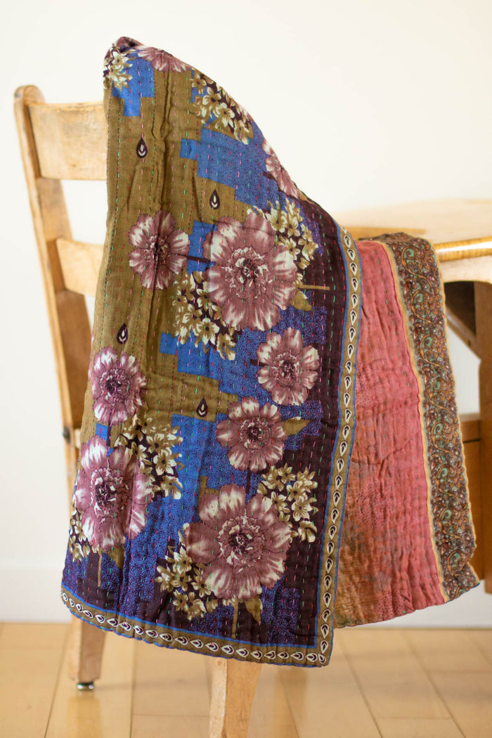 dignify Kantha Baby Blanket Quilt