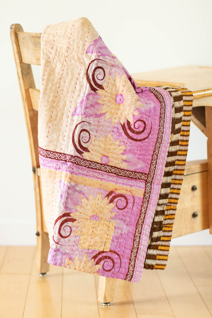 dignify Kantha Baby Blanket Quilt