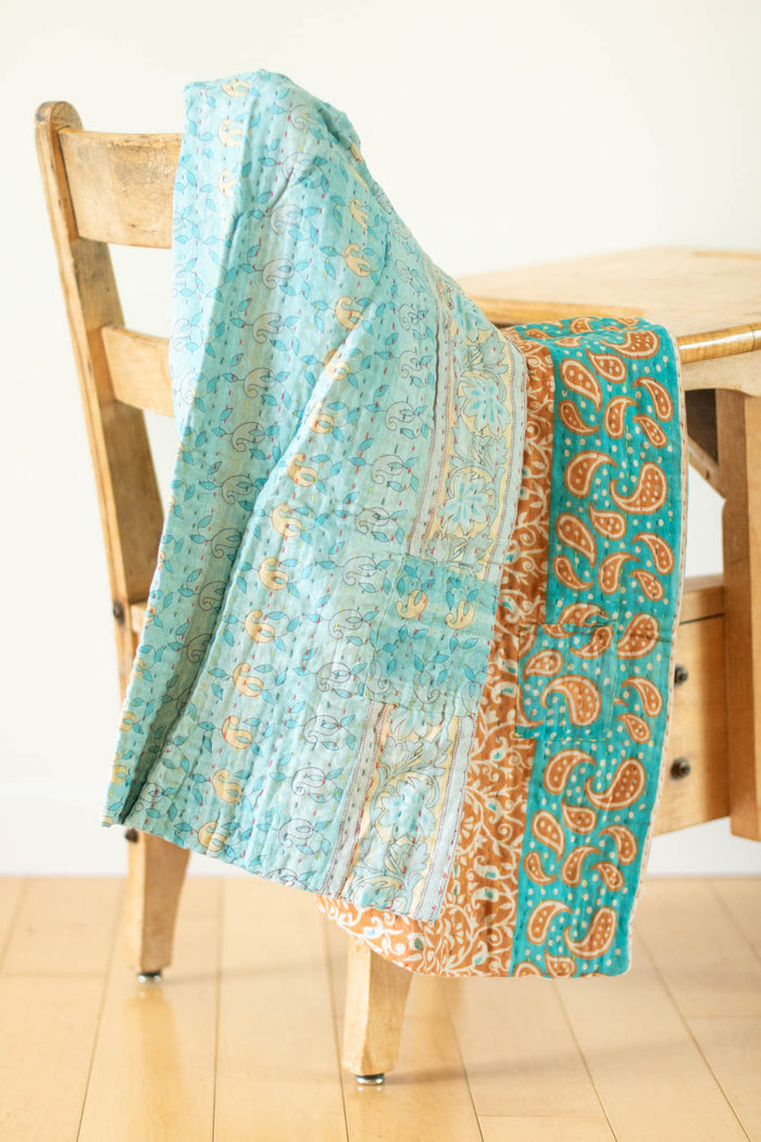 dignify Kantha Baby Blanket Quilt