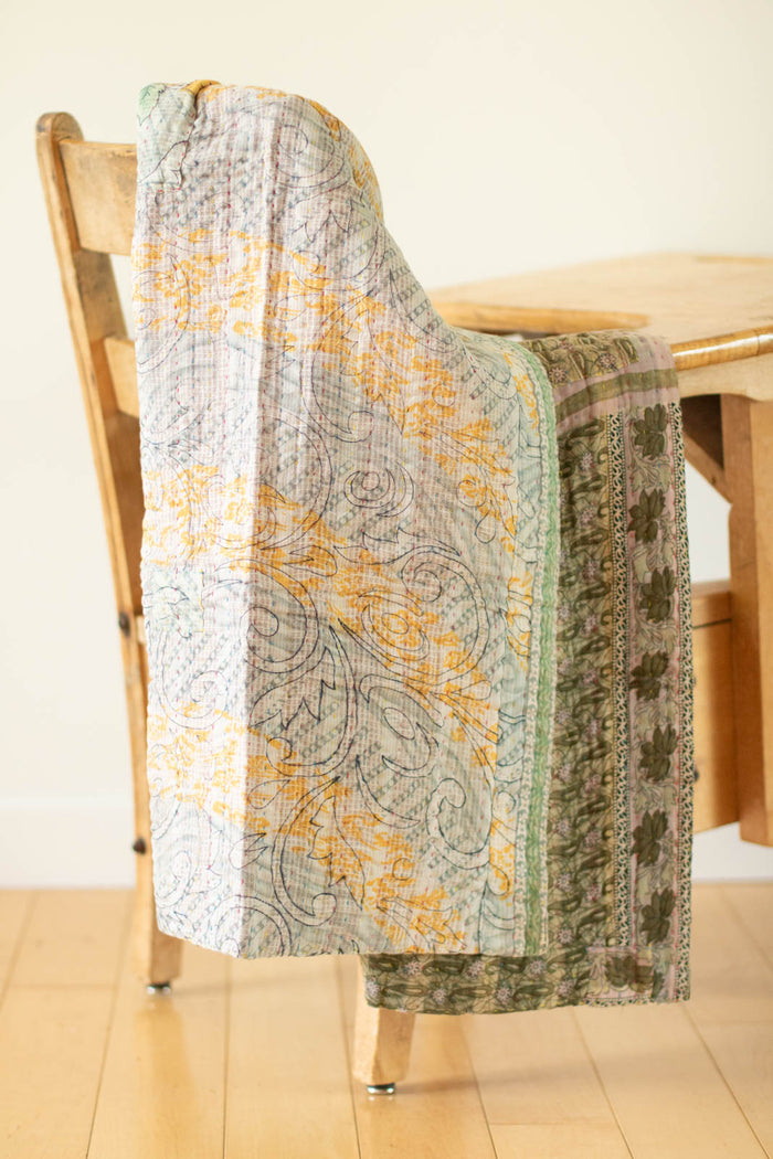 dignify Kantha Baby Blanket Quilt