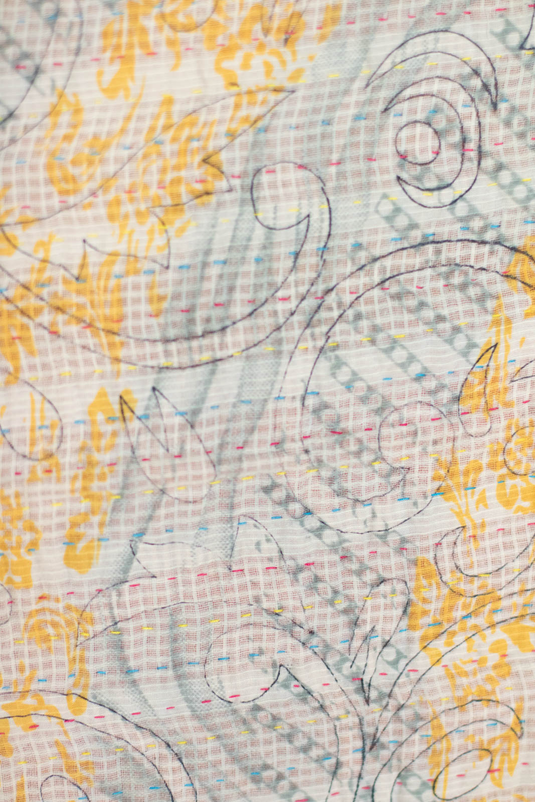 Heart No. 4 Kantha Mini Blanket