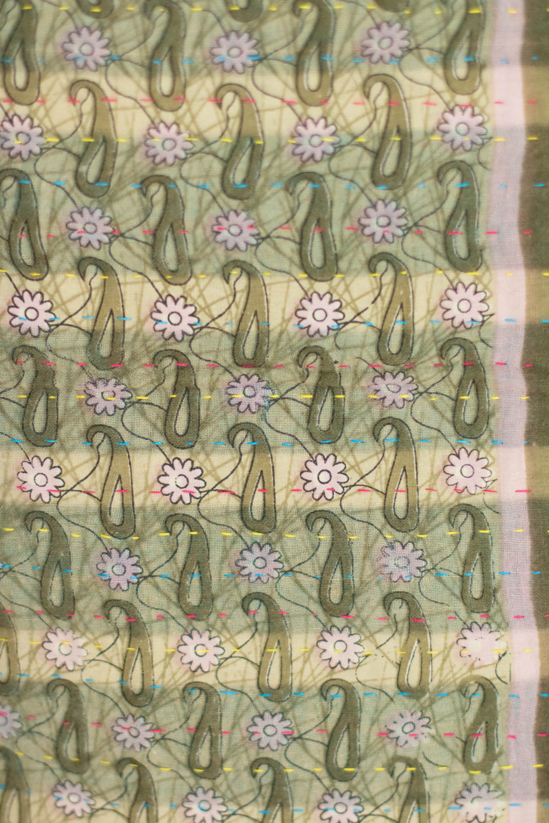 Heart No. 4 Kantha Mini Blanket
