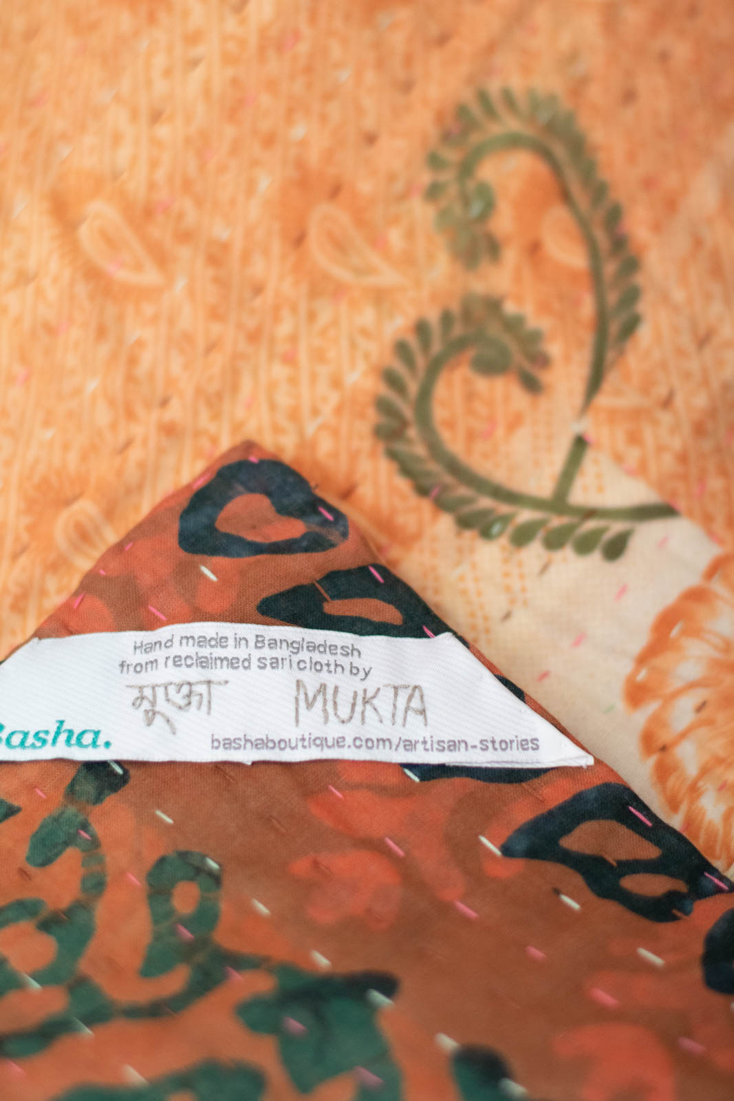 Sweet No. 3 Kantha Mini Blanket