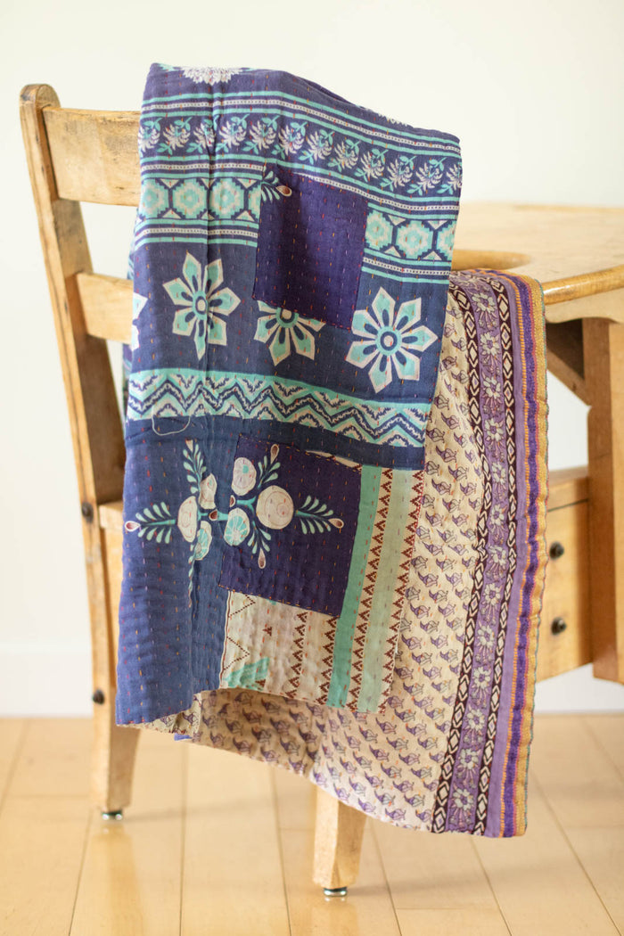 dignify Kantha Baby Blanket Quilt