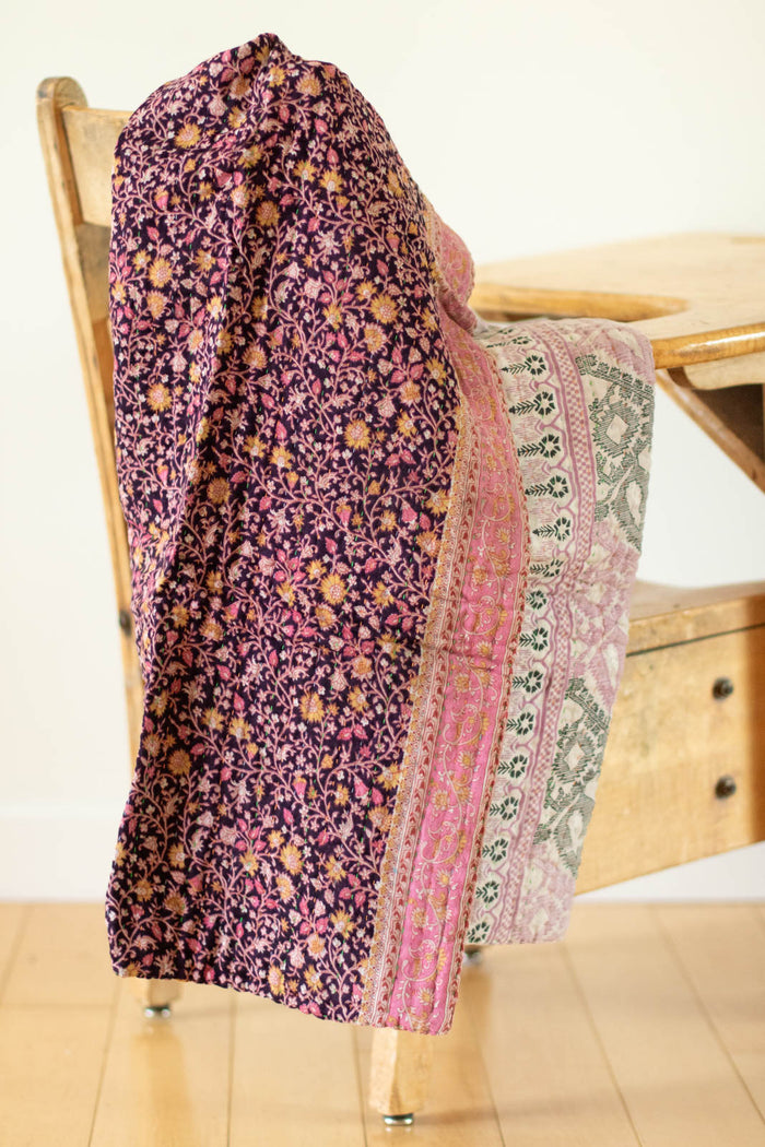 dignify Kantha Baby Blanket Quilt