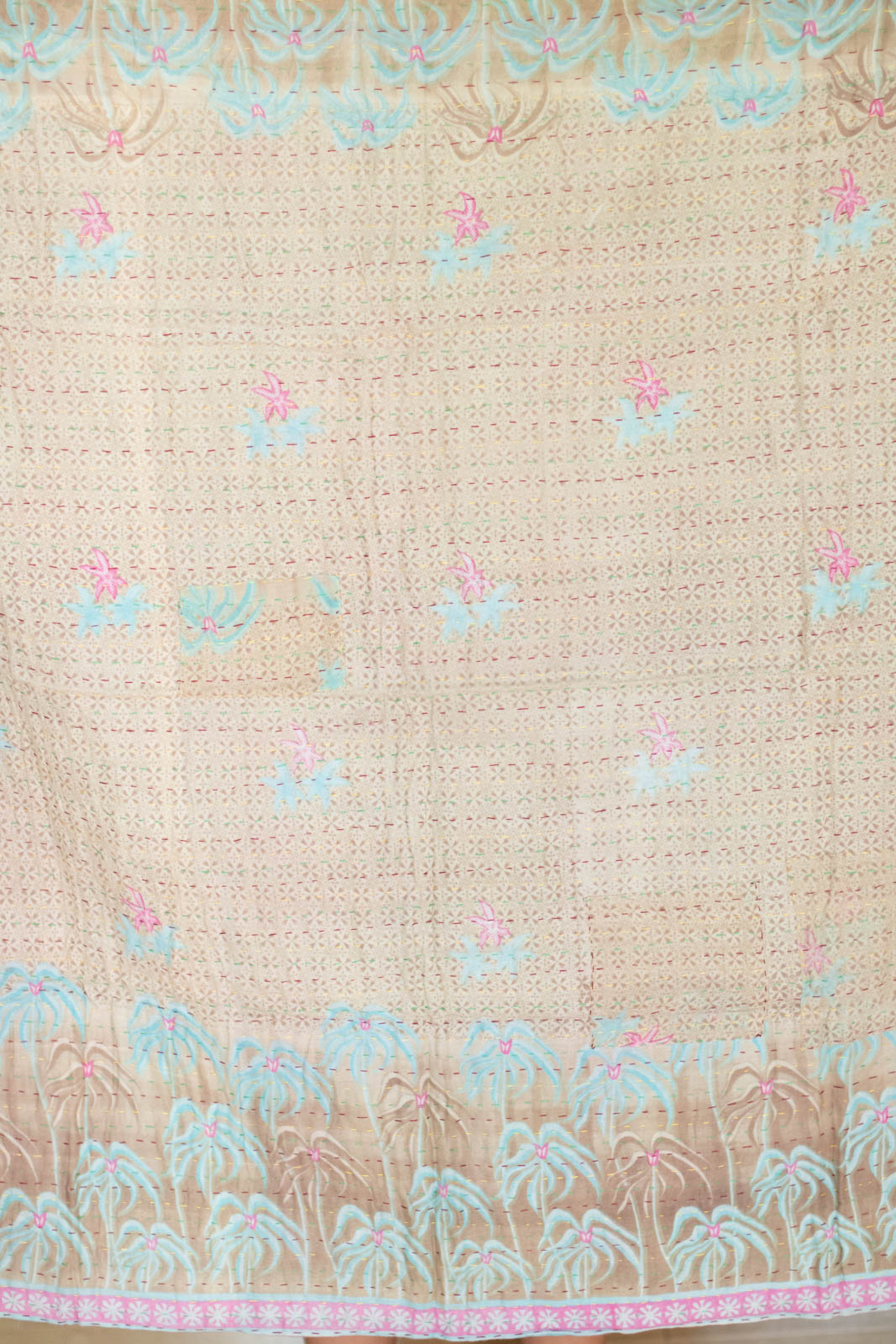 Sweet No. 8 Kantha Mini Blanket