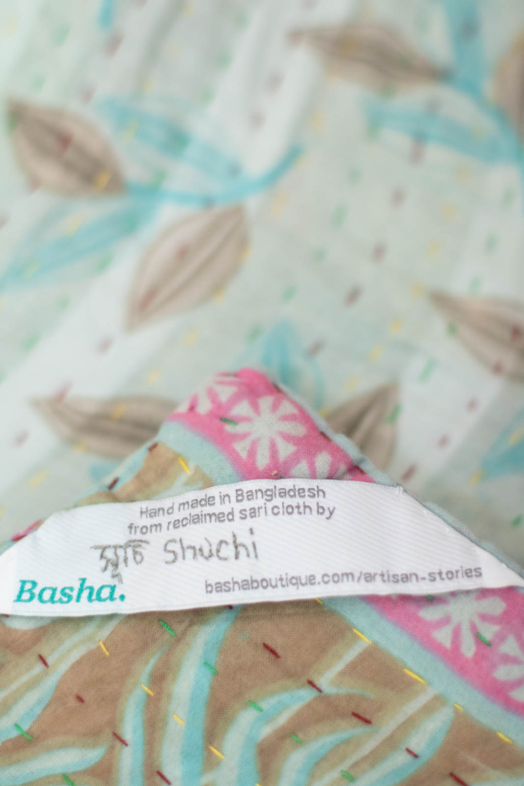 Sweet No. 8 Kantha Mini Blanket