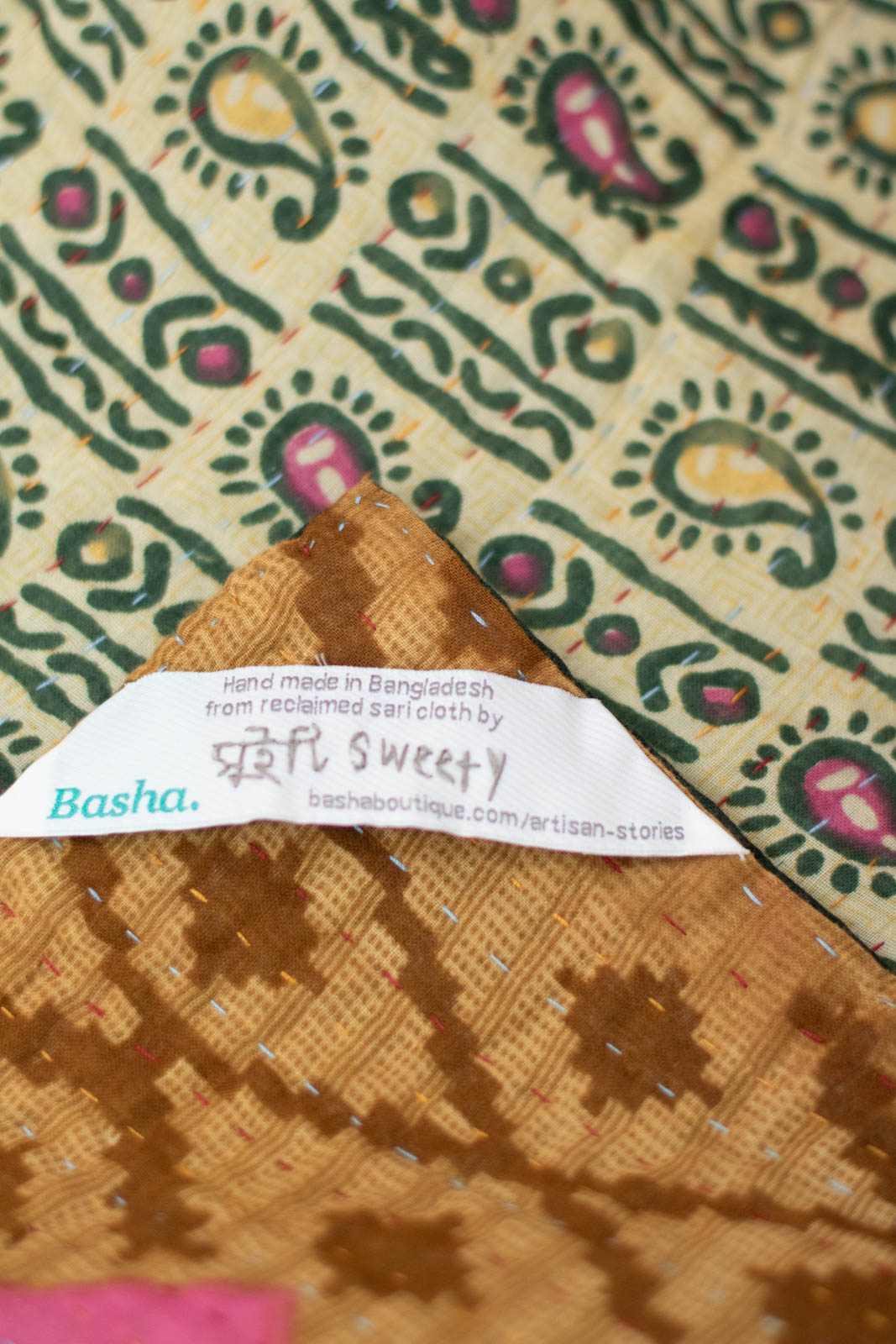 Adore No. 4 Kantha Mini Blanket
