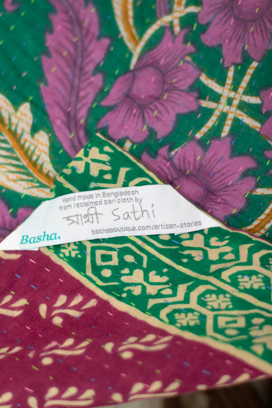 Adore No. 6 Kantha Mini Blanket