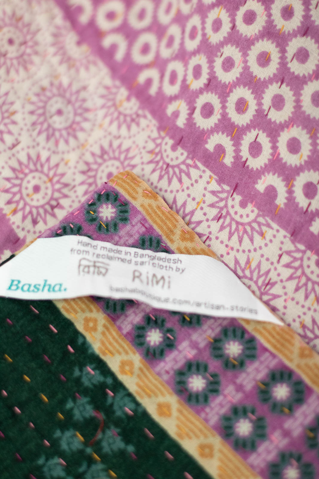 Loved No. 1 Kantha Mini Blanket