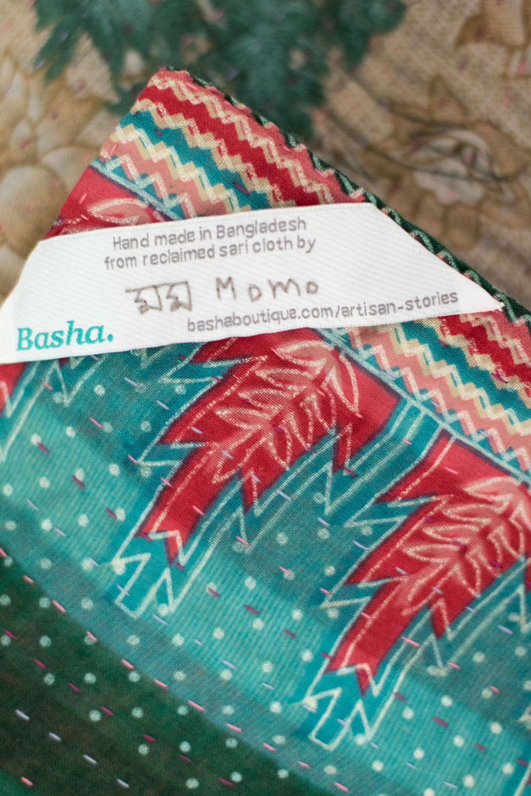 Loved No. 7 Kantha Mini Blanket