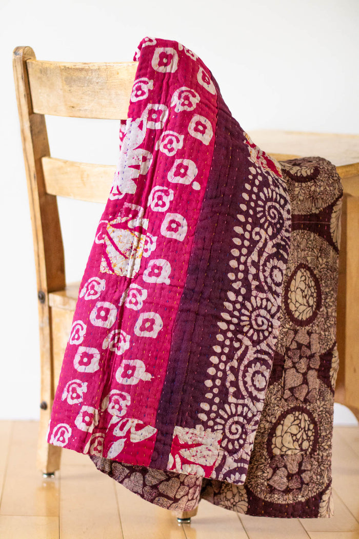 dignify Kantha Baby Blanket Quilt