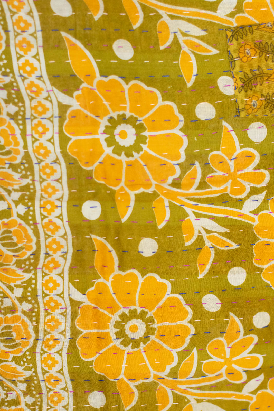Precious No. 3 Kantha Mini Blanket